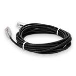 Picture of 45ft RJ-45 (Male) to RJ-45 (Male) Straight Black Cat6A Slim UTP PVC Copper Patch Cable