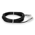 Picture of 45ft RJ-45 (Male) to RJ-45 (Male) Straight Black Cat6A Slim UTP PVC Copper Patch Cable