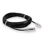 Picture of 45ft RJ-45 (Male) to RJ-45 (Male) Straight Black Cat6A Slim UTP PVC Copper Patch Cable