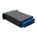 Picture of 4-Bay Cassette 24-Fiber 12 Duplex CS In, 12 ALC Duplex Out, Single-mode Duplex OS2