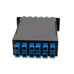 Picture of 4-Bay Cassette 24-Fiber 12 Duplex CS In, 12 ALC Duplex Out, Single-mode Duplex OS2