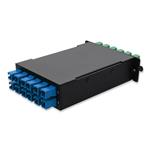 Picture of 4-Bay Cassette 24-Fiber 12 Duplex CS In, 12 ALC Duplex Out, Single-mode Duplex OS2