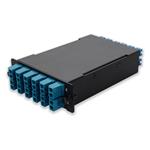 Picture of 4-Bay Cassette 24-Fiber 12 Duplex CS In, 12 LC Duplex Out, Single-mode Duplex OS2