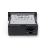 Picture of 4-Bay Cassette 12-Fiber MPO In, 4 LC Duplex Out, Multi-mode Duplex OM4