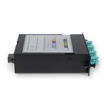 Picture of 4-Bay Cassette 12-Fiber MPO In, 4 LC Duplex Out, Multi-mode Duplex OM4