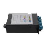 Picture of 4-Bay Cassette 12-Fiber MPO In, 4 LC Duplex Out, Single-mode Duplex OS2
