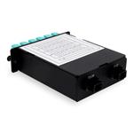 Picture of Cassette for 4-Bay Patch Panel, 2 MPO In, 12 LC Duplex Out, Multi-mode Duplex OM4, Type B