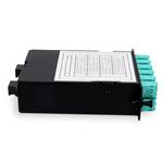 Picture of Cassette for 4-Bay Patch Panel, 2 MPO In, 12 LC Duplex Out, Multi-mode Duplex OM4, Type B