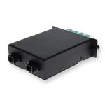 Picture of 4-Bay Cassette 2x 12-Fiber MPO In, 8 LC Duplex Out, Multi-mode Duplex OM4