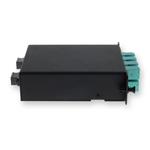 Picture of 4-Bay Cassette 2x 12-Fiber MPO In, 8 LC Duplex Out, Multi-mode Duplex OM4