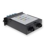Picture of 4-Bay Cassette 2x 12-Fiber MPO In, 8 LC Duplex Out, Single-mode Duplex OS2