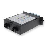 Picture of 4-Bay Cassette 2x 12-Fiber MPO In, 8 LC Duplex Out, Single-mode Duplex OS2