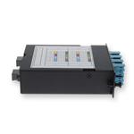 Picture of 4-Bay Cassette 2x 12-Fiber MPO In, 8 LC Duplex Out, Single-mode Duplex OS2