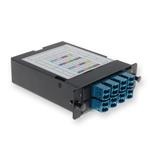 Picture of 4-Bay Cassette 2x 12-Fiber MPO In, 8 LC Duplex Out, Single-mode Duplex OS2