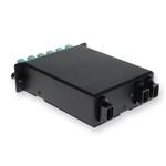 Picture of 4-Bay Cassette 3x 12-Fiber MPO In, 12 LC Duplex Out, Multi-mode Duplex OM4