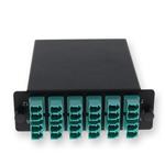 Picture of 4-Bay Cassette 3x 12-Fiber MPO In, 12 LC Duplex Out, Multi-mode Duplex OM4