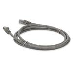 Picture of 4ft Gray CAT 5E PVC Ethernet Cable Snagless Bubble Boot RJ-45 M/M