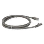Picture of 4ft Gray CAT 5E PVC Ethernet Cable Snagless Bubble Boot RJ-45 M/M