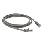Picture of 4ft Gray CAT 5E PVC Ethernet Cable Snagless Bubble Boot RJ-45 M/M