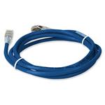 Picture of 4ft Blue CAT 6A Shielded PVC Ethernet Cable Snagless Easy Clear Boot RJ-45 M/M