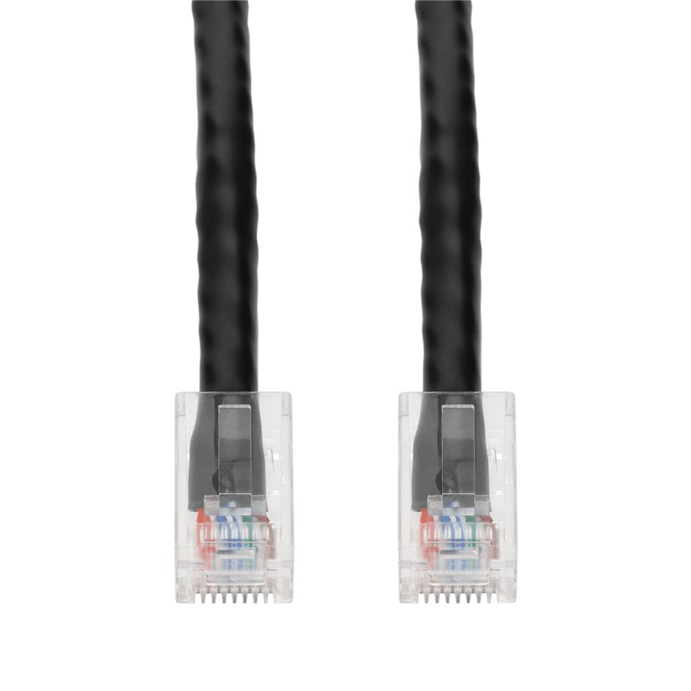 Picture of 4ft Black CAT 6 PVC Ethernet Cable Non-Booted RJ-45 M/M