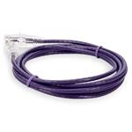 Picture of 4ft Purple CAT 6 Slim PVC Ethernet Cable Snagless Clear-Claw RJ-45 M/M