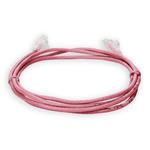Picture of 4ft Pink CAT 6 Slim PVC Ethernet Cable Snagless Clear-Claw RJ-45 M/M