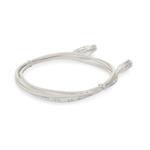 Picture of 4ft White CAT 6 Slim PVC Ethernet Cable Snagless Clear-Claw RJ-45 M/M