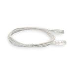 Picture of 4ft White CAT 6 Slim PVC Ethernet Cable Snagless Clear-Claw RJ-45 M/M