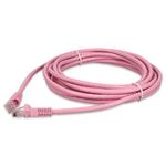 Picture of 50ft Pink CAT 6 PVC Ethernet Cable Snagless Bubble Boot RJ-45 M/M