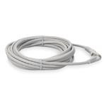 Picture of 50ft White CAT 6A PVC Ethernet Cable Snagless Bubble Boot RJ-45 M/M