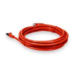 Picture of 50ft Orange CAT 6 Shielded PVC Ethernet Cable Snagless Easy Clear Boot RJ-45 M/M