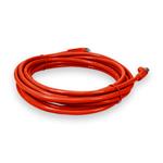 Picture of 50ft Orange CAT 6 Shielded PVC Ethernet Cable Snagless Easy Clear Boot RJ-45 M/M