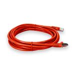 Picture of 50ft Orange CAT 6 Shielded PVC Ethernet Cable Snagless Easy Clear Boot RJ-45 M/M