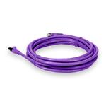 Picture of 50ft Violet CAT 6 Shielded PVC Ethernet Cable Snagless Easy Clear Boot RJ-45 M/M