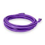 Picture of 50ft Violet CAT 6 Shielded PVC Ethernet Cable Snagless Easy Clear Boot RJ-45 M/M