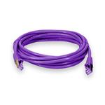 Picture of 50ft Violet CAT 6 Shielded PVC Ethernet Cable Snagless Easy Clear Boot RJ-45 M/M