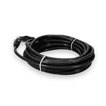 Picture of 50ft Black CAT 6 PVC Ethernet Cable Snagless Easy Boot RJ-45 M/M