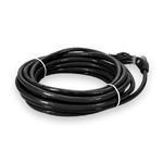 Picture of 50ft Black CAT 6 PVC Ethernet Cable Snagless Easy Boot RJ-45 M/M