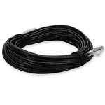 Picture of 50ft Black CAT 6 Slim PVC Ethernet Cable Snagless Clear-Claw RJ-45 M/M