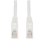 Picture of 50ft White CAT 6 Slim PVC Ethernet Cable Snagless Clear-Claw TAA RJ-45 M/M