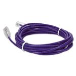 Picture of 50ft RJ-45 (Male) to RJ-45 (Male) Straight Purple Cat6A Slim UTP PVC Copper Patch Cable
