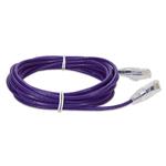 Picture of 50ft RJ-45 (Male) to RJ-45 (Male) Straight Purple Cat6A Slim UTP PVC Copper Patch Cable