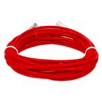 Picture of 50ft RJ-45 (Male) to RJ-45 (Male) Straight Red Cat6A Slim UTP PVC Copper Patch Cable
