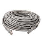 Picture of 55ft Gray CAT 6 PVC Ethernet Cable Snagless Bubble Boot RJ-45 M/M