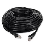 Picture of 56ft Black CAT 6 PVC Ethernet Cable Snagless Bubble Boot RJ-45 M/M