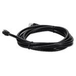 Picture of 5ft Black CAT 6 PVC Ethernet Cable Snagless Bubble Boot RJ-45 M/M