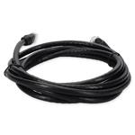 Picture of 5ft Black CAT 6 PVC Ethernet Cable Snagless Bubble Boot RJ-45 M/M