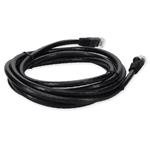 Picture of 5ft Black CAT 6 PVC Ethernet Cable Snagless Bubble Boot RJ-45 M/M