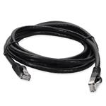 Picture of 5ft Black CAT 6 PVC Ethernet Cable Snagless Bubble Boot RJ-45 M/M